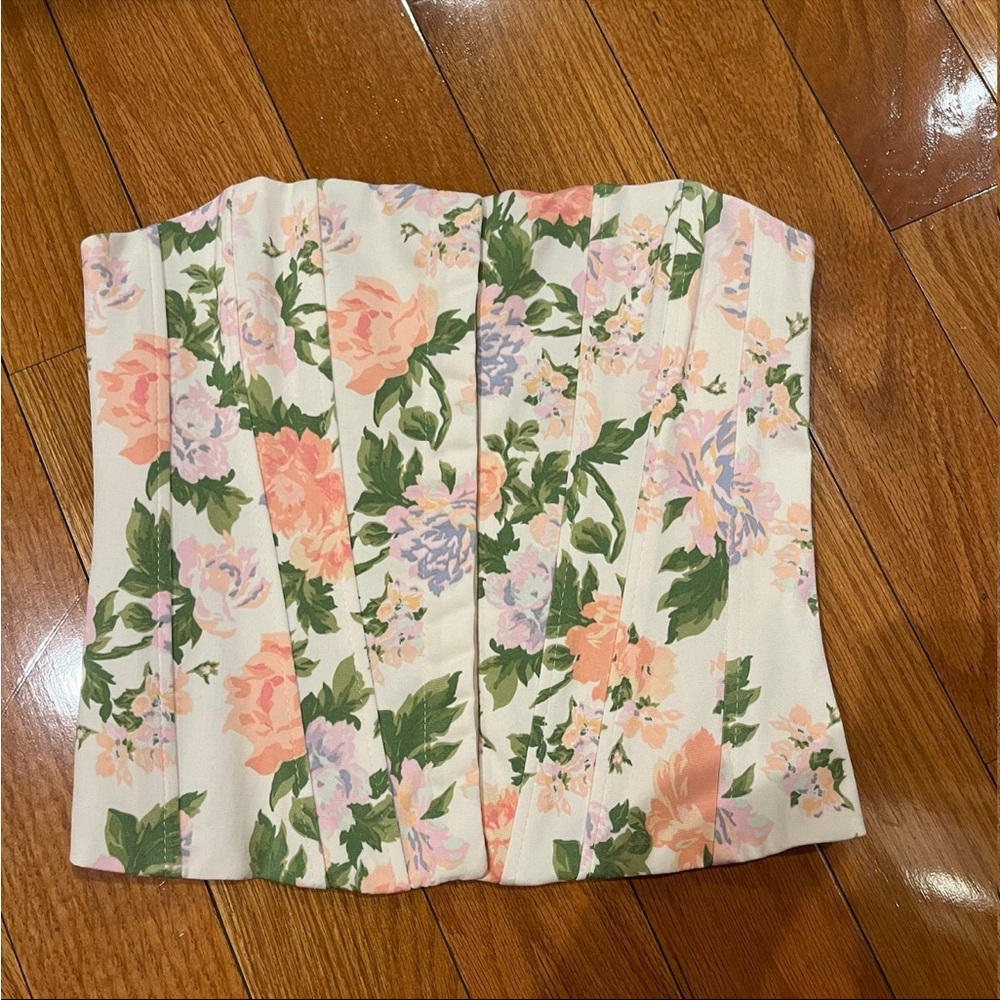 Floral Corset Top